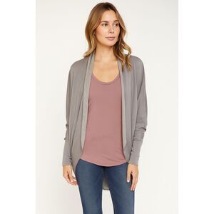 Michael Lauren Grey Open Front Cardigan Size X-Small/Small NWOT